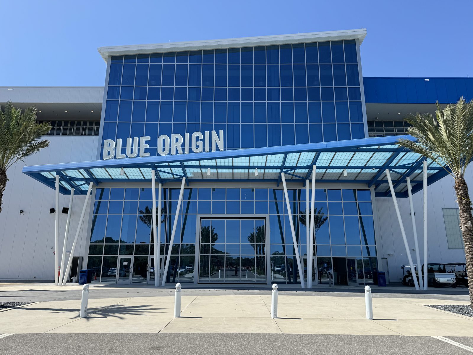 Arriving at Blue Origin