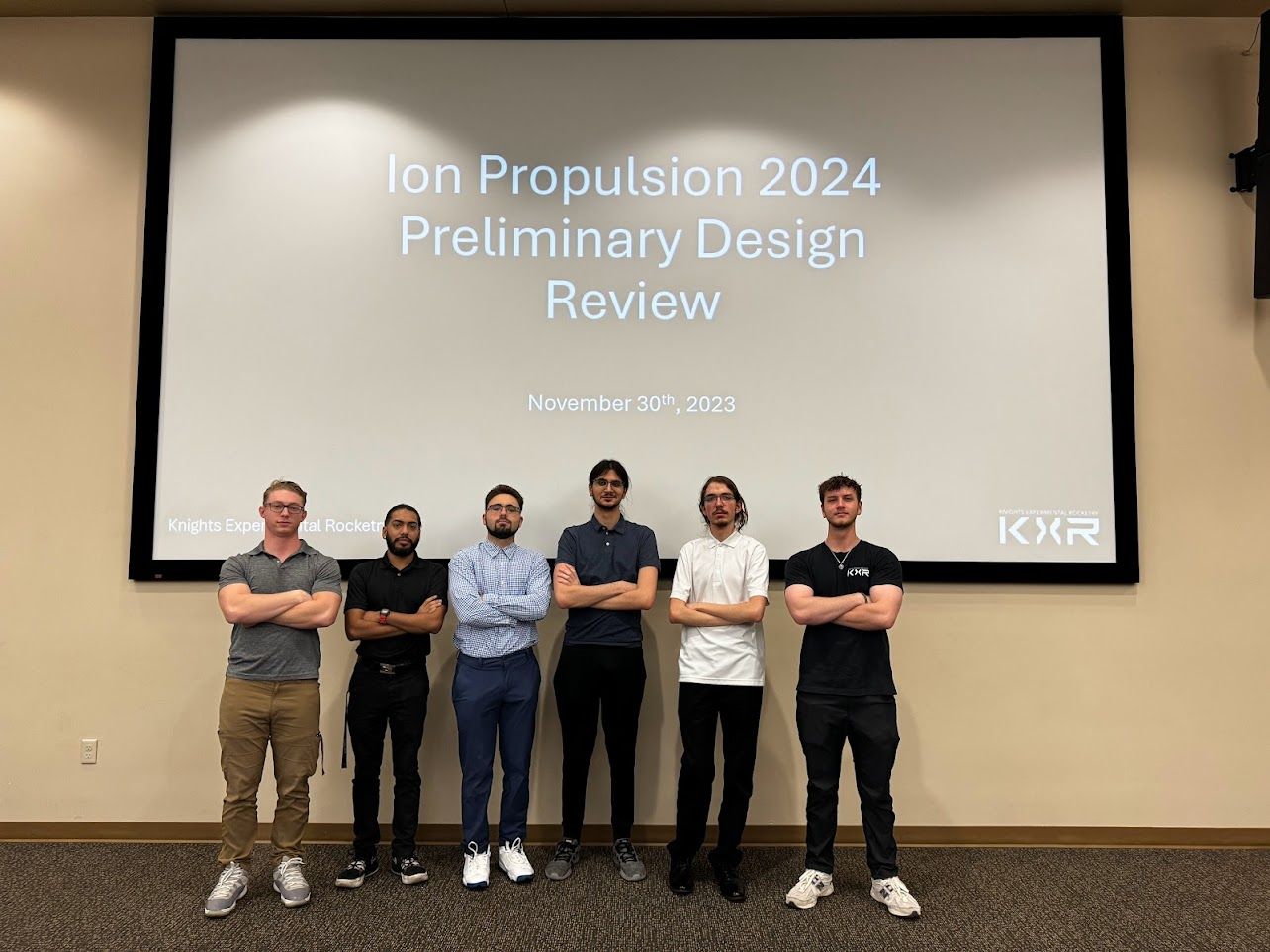 FIG. 06 · Our subteam at the Ion Propulsion PDR, Nov 30, 2023