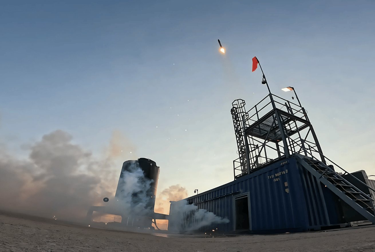 A flight test off the Firehawk tower