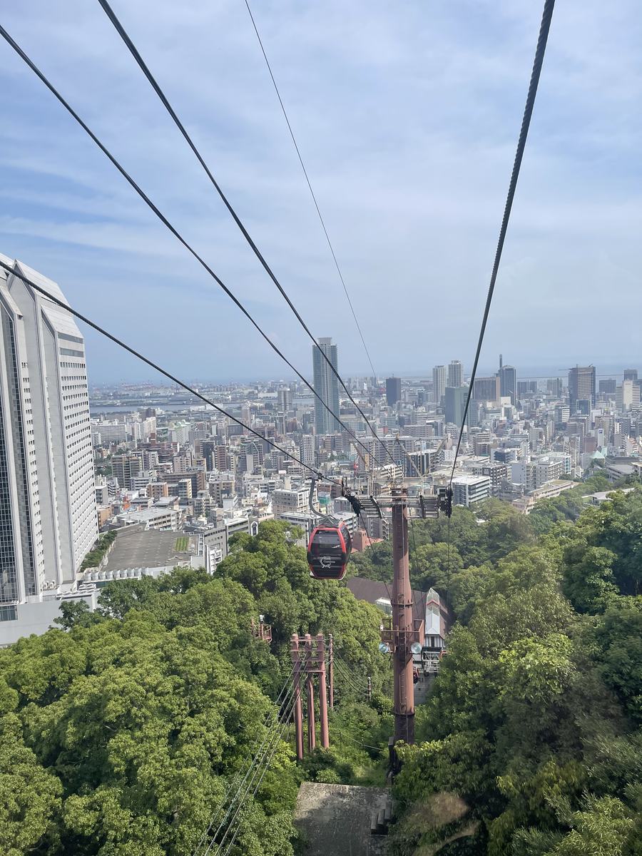 The ropeway above Kobe