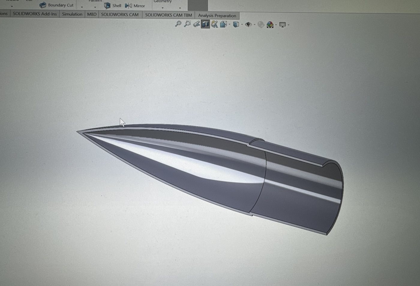 FIG. 02 · Nose cone in CAD