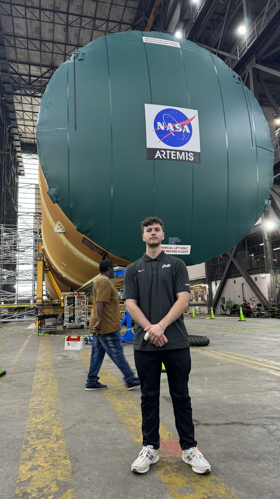 With the SLS core stage