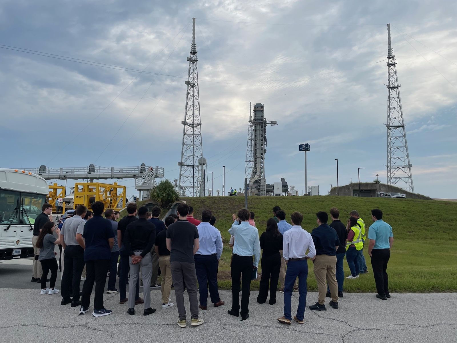 Our group at Launch Complex 39B