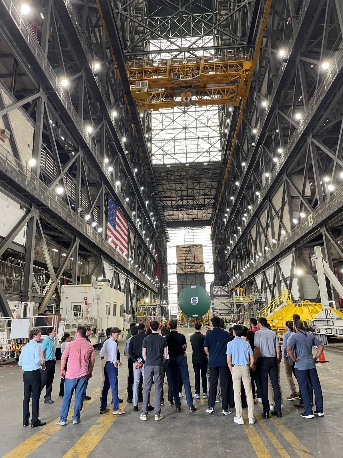 Our group in the VAB